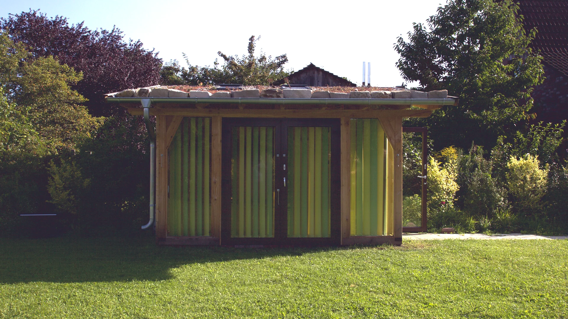 Wintergarten in Lüneburg aus Holz von GaLaBau Robert Mennen