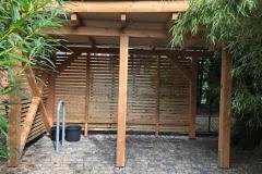 MennenGartenBauBaustelle-Garten-Fahrradschuppen-Holz